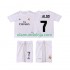 Camisola Real Madrid Cristiano Ronaldo 7 2015 2016 Retro Criança Equipamento Primeiro Manga Curta